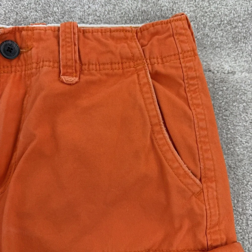 American‎ Eagle Cargo Shorts Orange Men's 30 Inseam 10